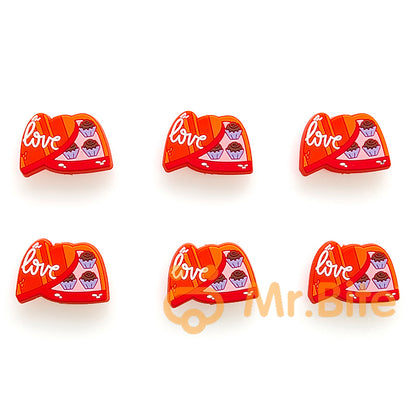 Love Chocolate Box Focal Beads