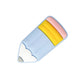 Pencil Silicone Beads - 16.5*34mm