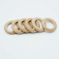 50MM BEECH Wooden Rings