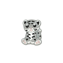 Tiger Silicone Focal Beads 23*29mm