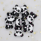 Panda Silicone Beads 26*25MM