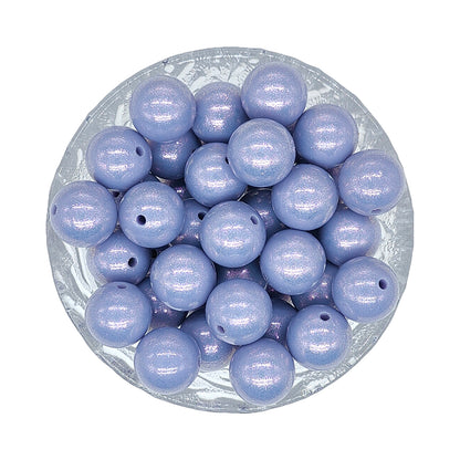 15mm Opal Round Glossy Silicone Beads