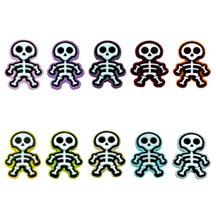 Halloween Skeleton Silicone Beads
