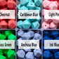 14/17mm Hexagon Silicone Beads #26 - #50