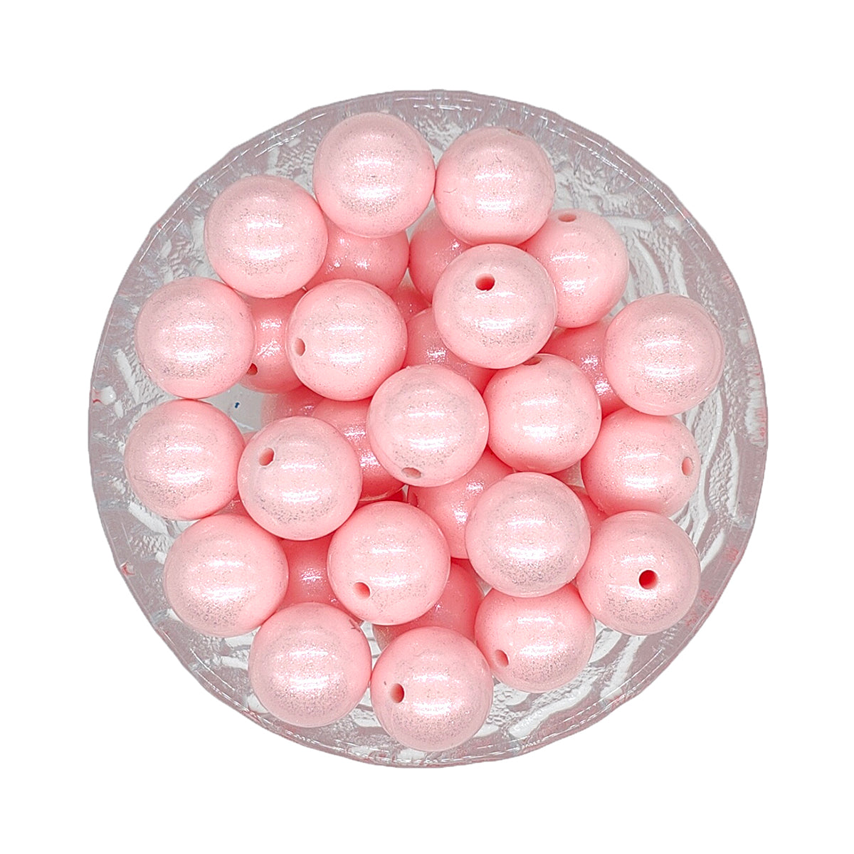 15mm Round Opal Print Silicone Beads – MrBiteBabyStore