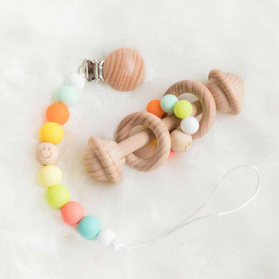 Beech Wood Stroller Toys