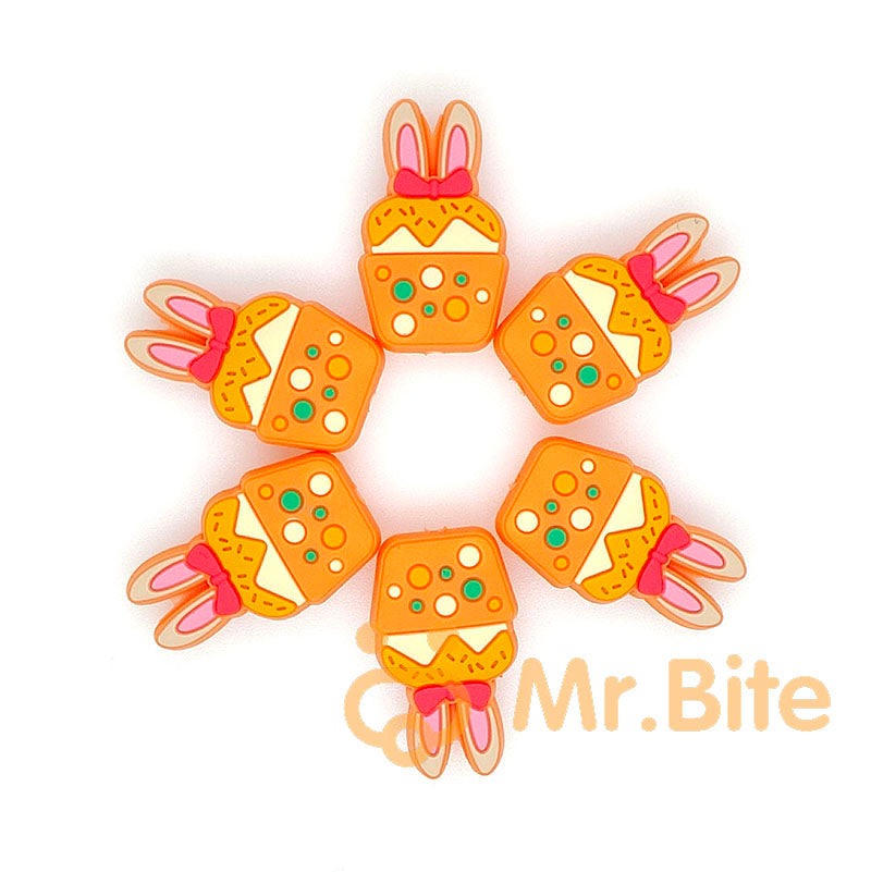 Cute Chick Chicken Silicone Focal Beads