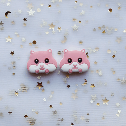 Squirrel Silicone Beads 31*25mm