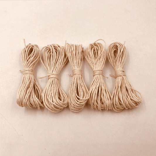 1mm Waxed Cotton Cord - 5 Meters/Bundle