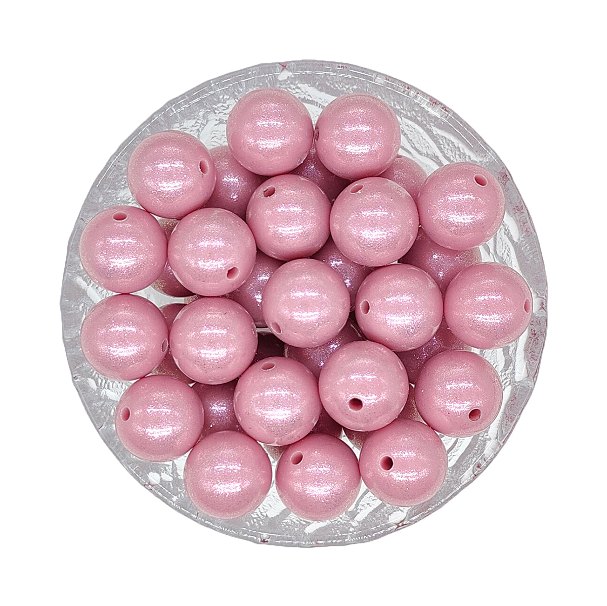 15mm Opal Round Glossy Silicone Beads