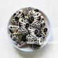 Zebra Silicone Beads - 31*29mm