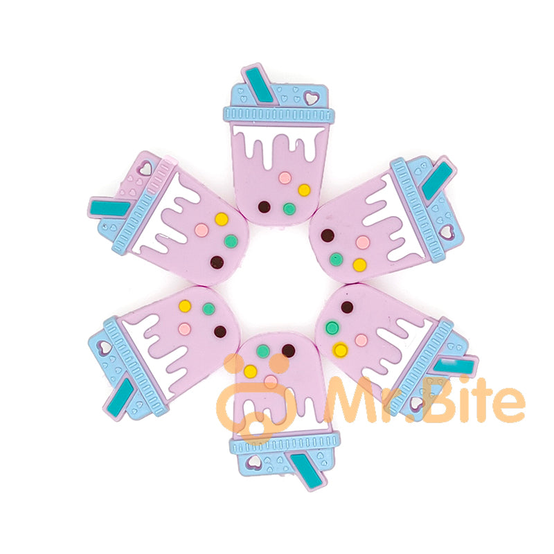 MilkShake Cup Silicone Beads - 34*23mm