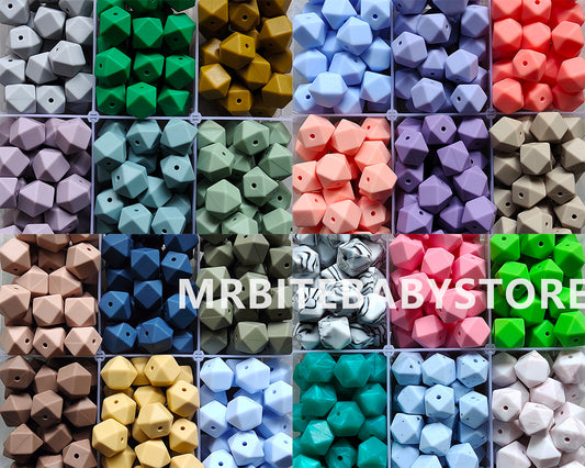 Products – tagged Hexagon Silicone Beads – MrBiteBabyStore