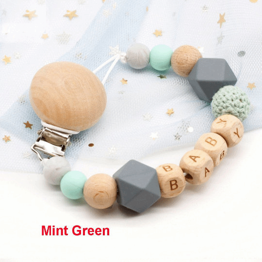 Crown Personalized Pacifier Chain