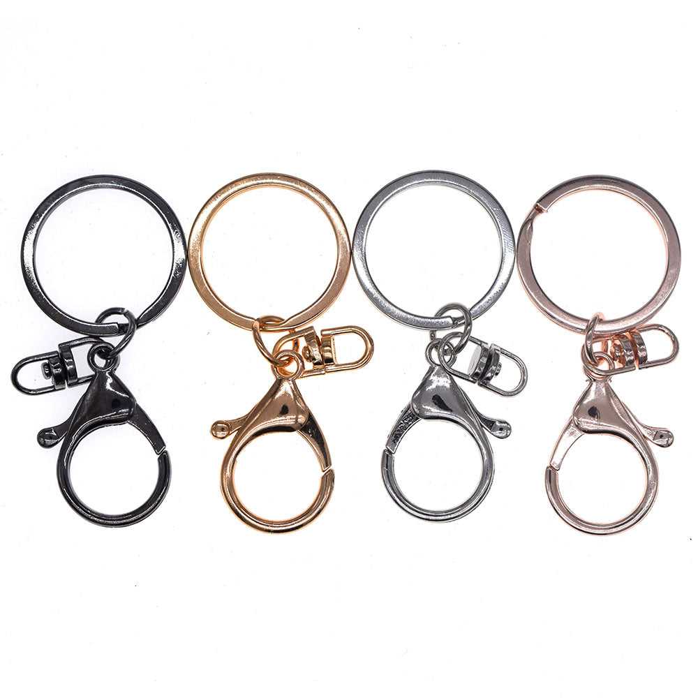 10/20/50/100Pcs Key Ring, Lobster Claw Clasps, Split Ring – MrBiteBabyStore