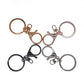 4 Colors Key Ring, Lobster Claw Clasps, Split Ring