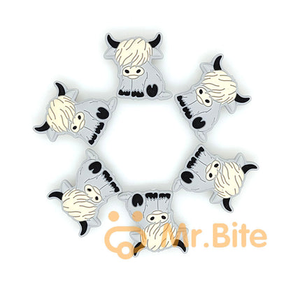 New Highland Cow Silicone Beads