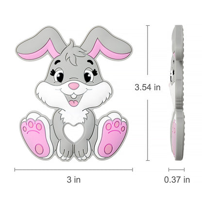 Rabbit Silicone Teether Pendant