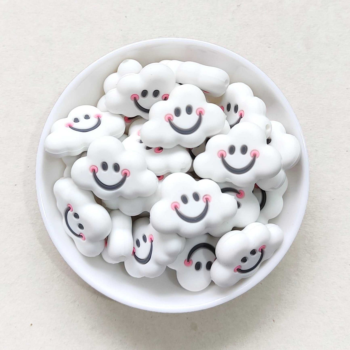 Cloud Silicone Beads - 23*30mm