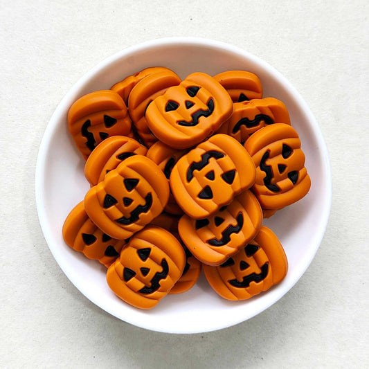 Pumpkin Silicone Beads - 20*27mm