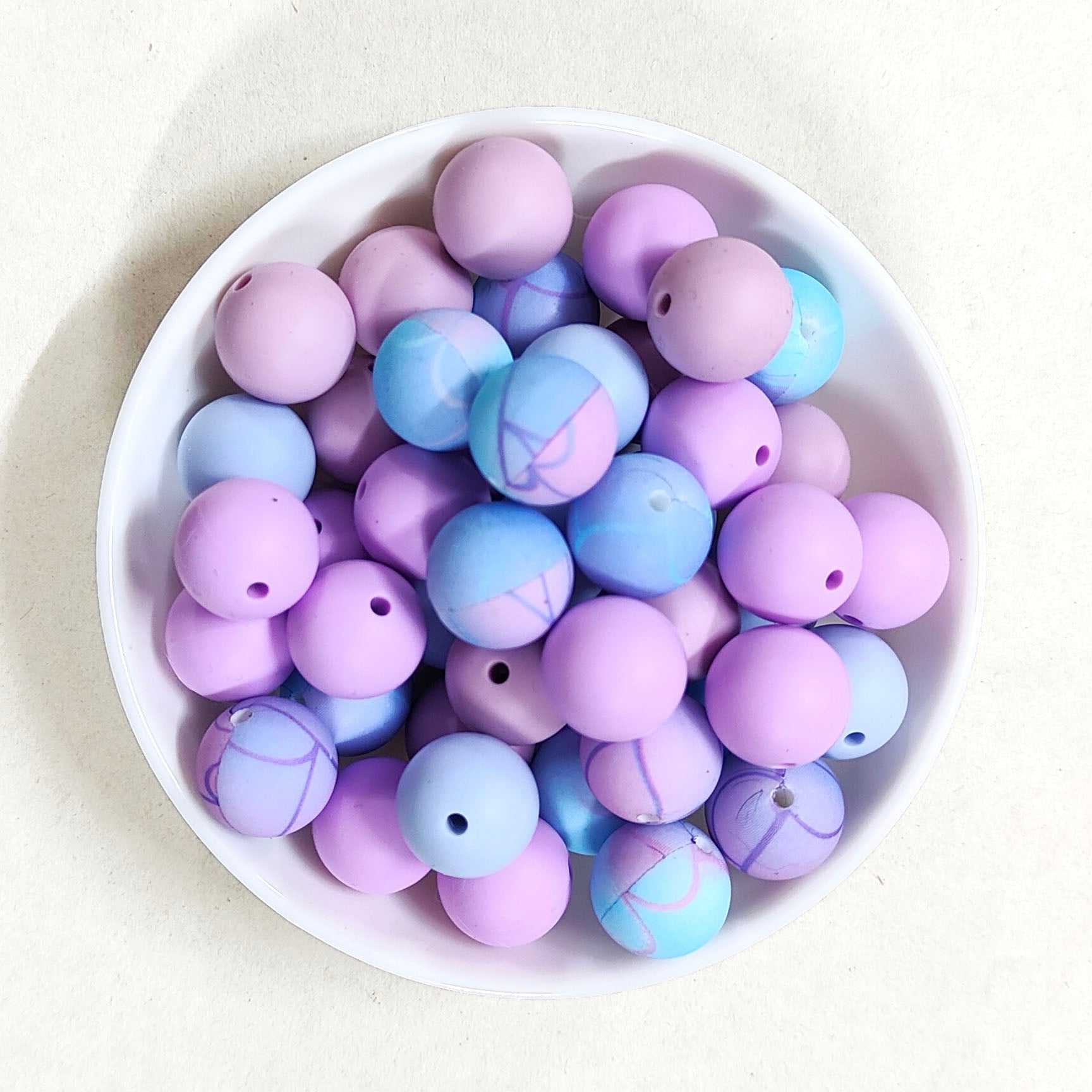 12/15mm Mix 4 Colors Round Silicone Beads – MrBiteBabyStore