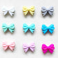 Bowknot Silicone Beads 28*22*10mm