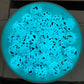 15mm Luminous Terrazzo Silicone Beads - Round