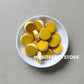 Mustard Biscuits Silicone Beads