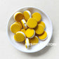 Mustard Biscuits Silicone Beads