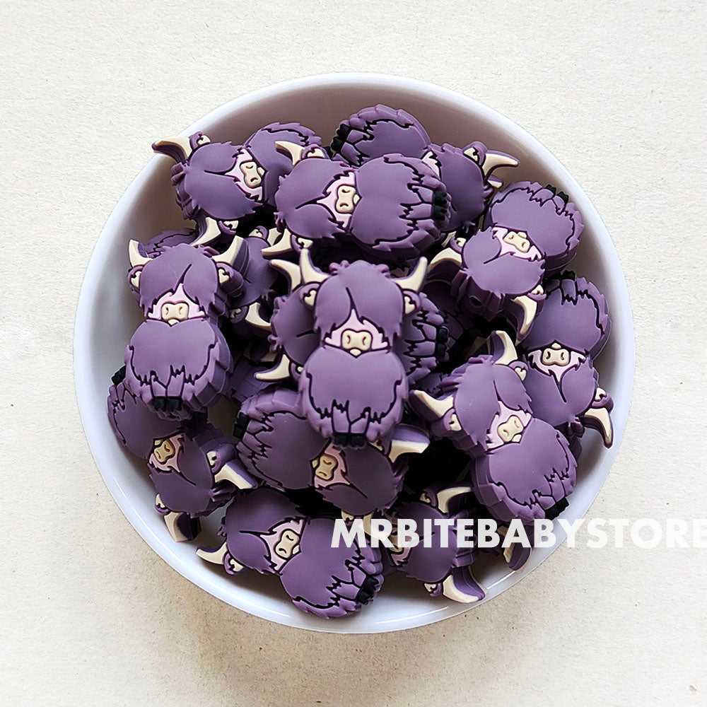 Grapeade - Yak/Cow Silicone Beads 19*30mm