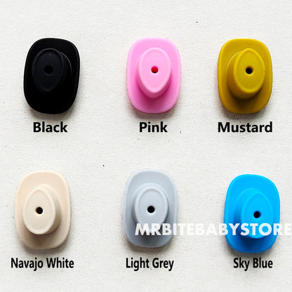 Cowboy Hat Silicone Beads - 14*29*20mm