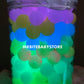 160Pcs Assorted Glow In The Dark/Luminous Silicone Beads