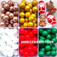 162Pcs Christmas Assorted Silicone Beads,Santa Claus ,Elk,Silicone Beads Kit