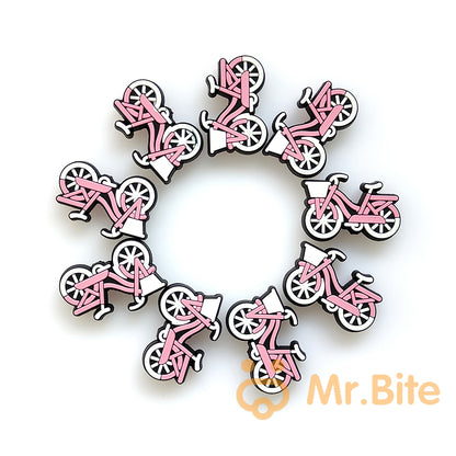Bicycle Silicone Beads 20*30mm