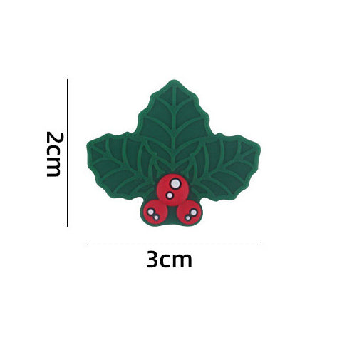 Holly Berry Silicone Beads - 20*30mm