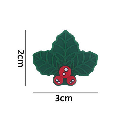 Holly Berry Silicone Beads - 20*30mm