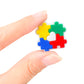 Autism Awareness Focal Beads Puzzle Silicone Beads 22.5mm