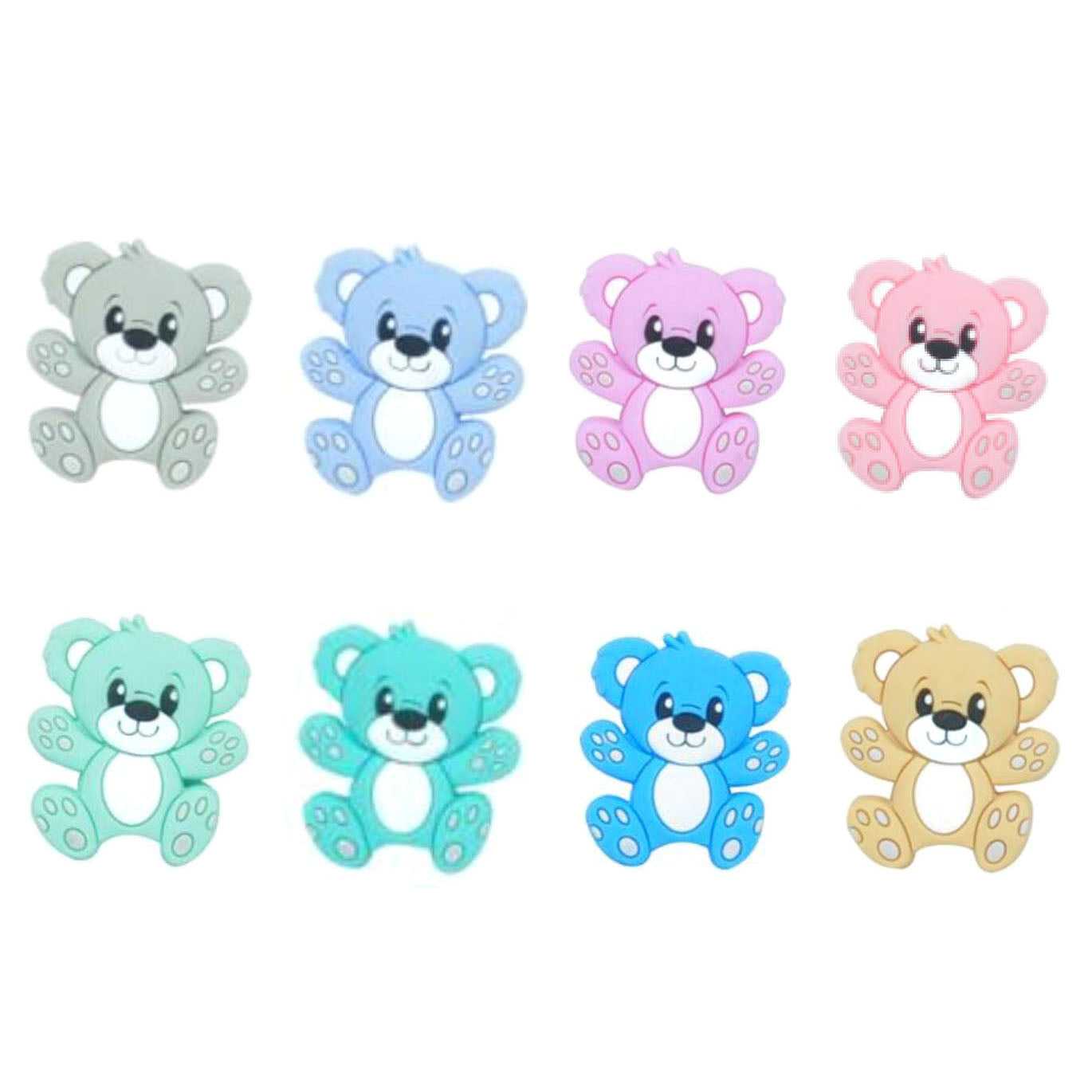 Bear Silicone Beads - 30*25mm