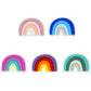 Rainbow Silicone Beads - 18*25mm