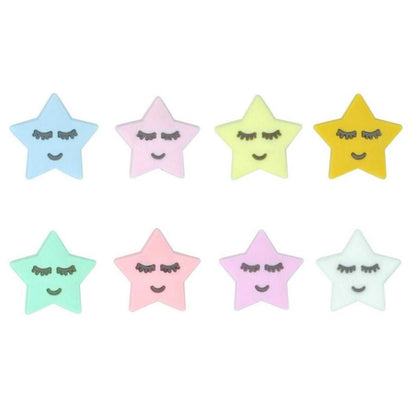 Star Silicone Beads - 28*27mm