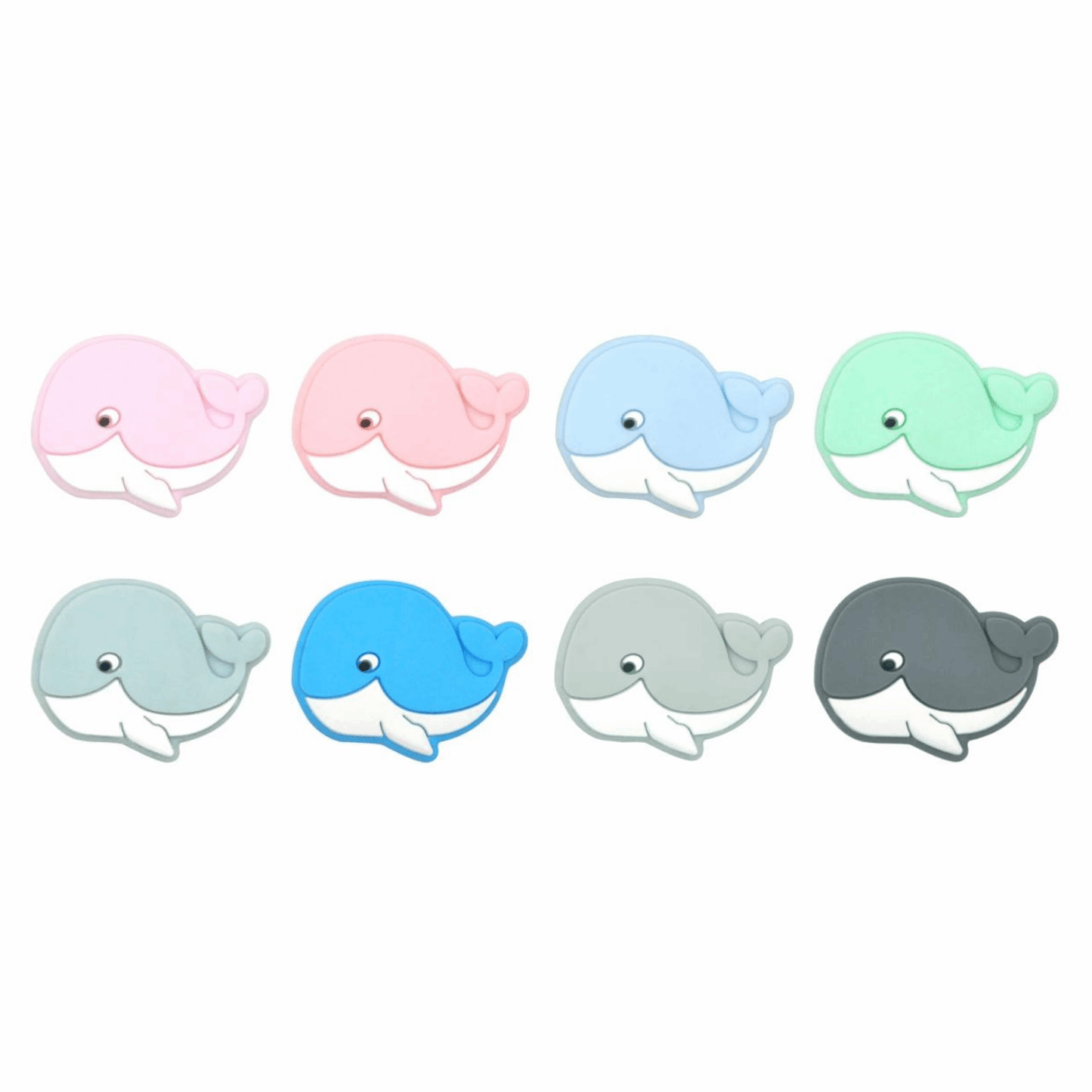 Whale Silicone Beads - 23*30mm