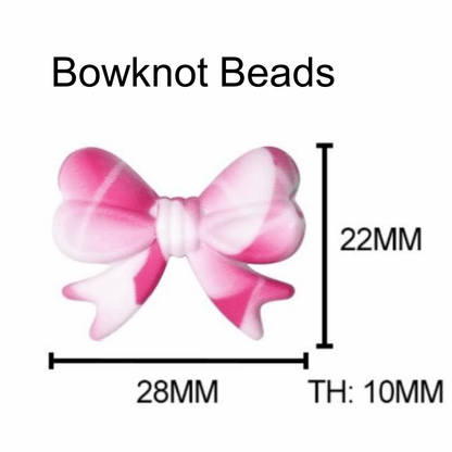 Sakura Silicone Beads - Star/Lentil/Round/Hexagon/Heart/Bowknot