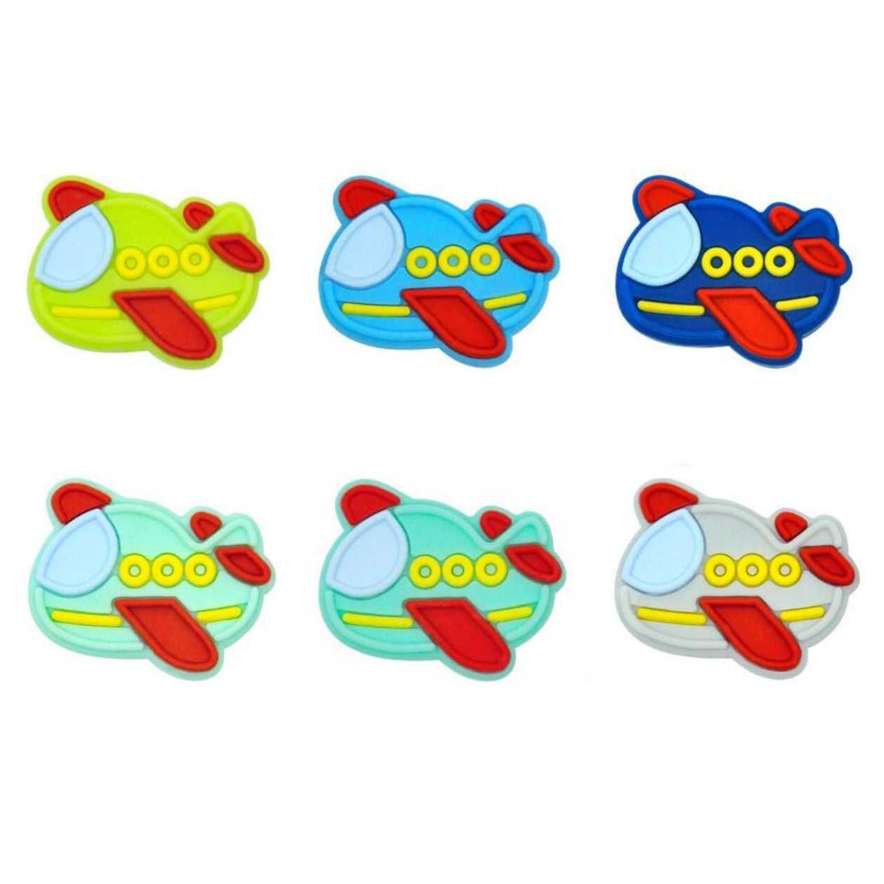 Aircraft Silicone Beads - 22*28mm