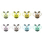 Bee Silicone Beads - 30*37mm