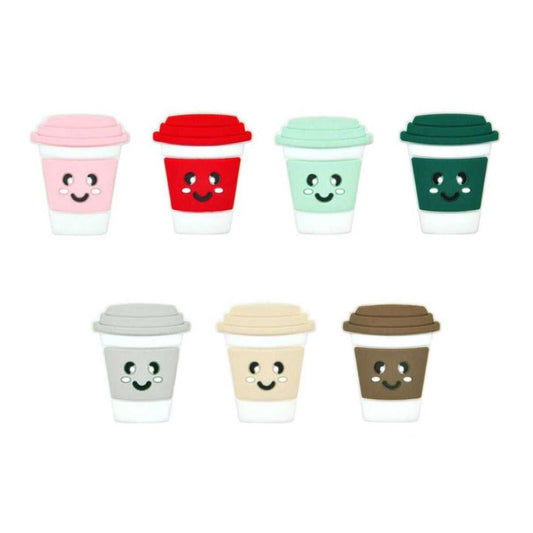Coffee Cup Silicone Beads - 30*25mm