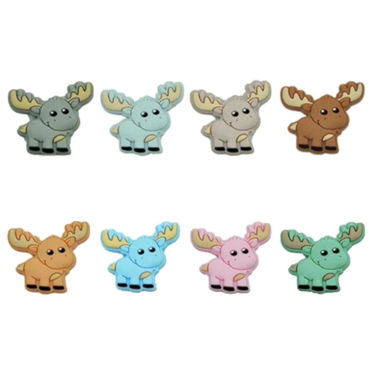Moose Silicone Beads - 28*30mm