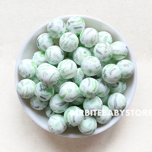 15mm New Dypsis Silicone Beads - Round