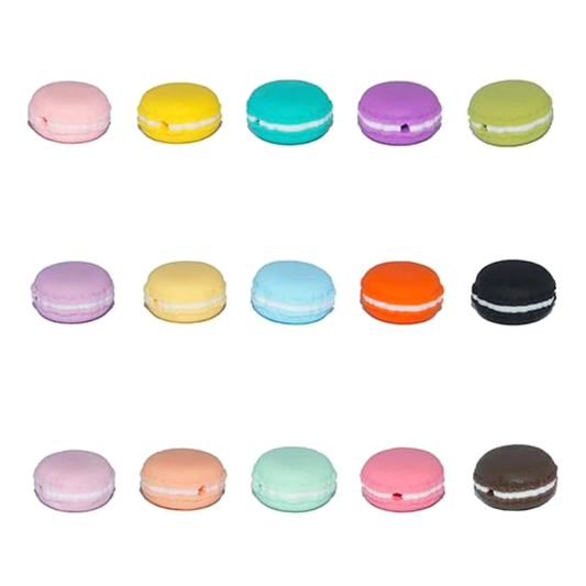 Macaron Silicone Beads - 20*11.5mm