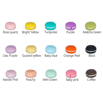 Random Mix Color -Macaron Silicone Beads - 20*11.5mm