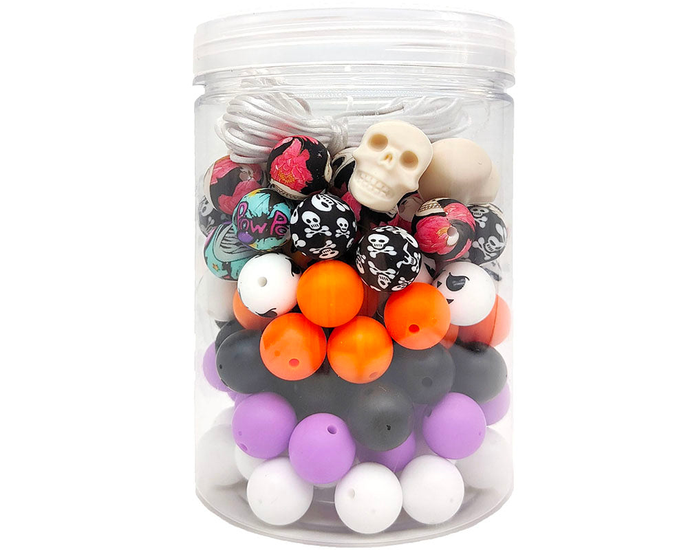 Halloween Assorted Silicone Beads Kit